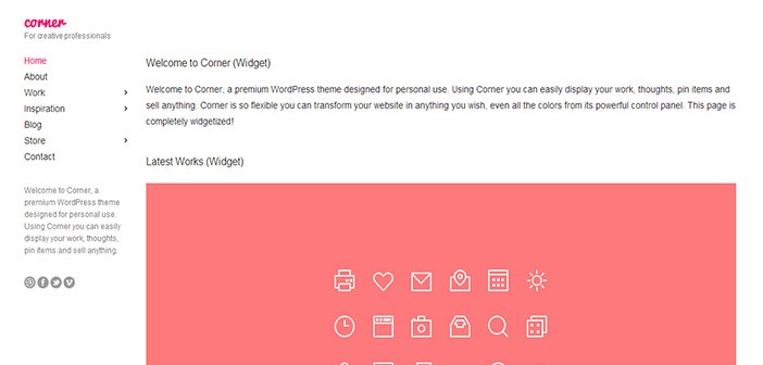 Corner WordPress Theme –  Blog / Magazine Theme