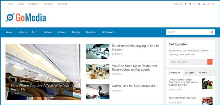 GoMedia WordPress Theme – Magazine WordPress Theme