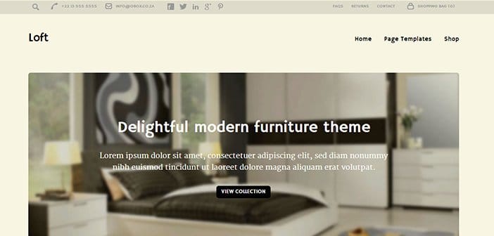 Loft WordPress Theme – eCommerce WordPress Theme