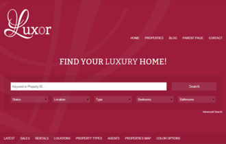 Luxor WordPress Theme – Real Estate WordPress Theme
