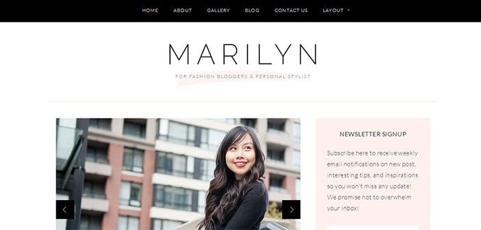 Marilyn WordPress Theme – Lifestyle Blog WordPress Theme