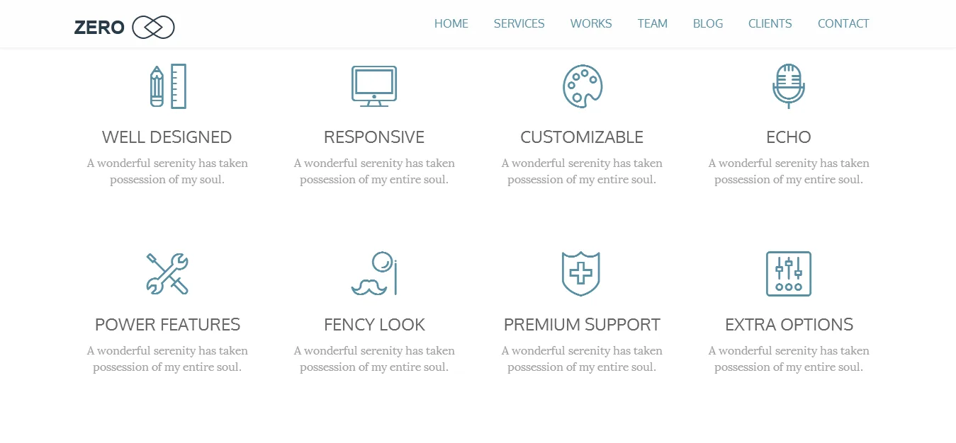 Zero WordPress Theme