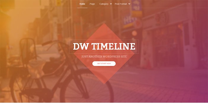 DW Timeline WordPress Theme