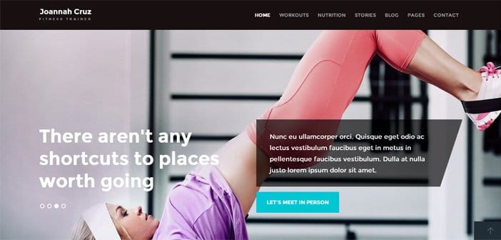 In Shape WordPress Theme – Fitness WordPress Theme