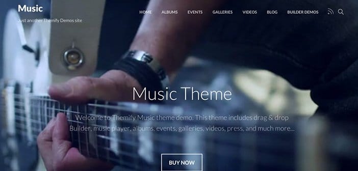 Music WordPress Theme – Themify Music WordPress Theme