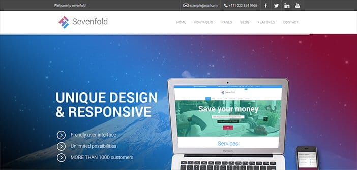 Sevenfold WordPress Theme – Multipurpose WordPress Theme