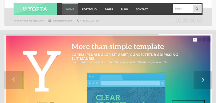 Yopta WordPress Theme – A Creative Multipurpose Theme