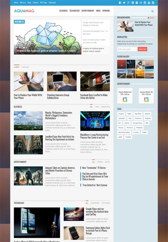 AquaMag-WordPress-Theme