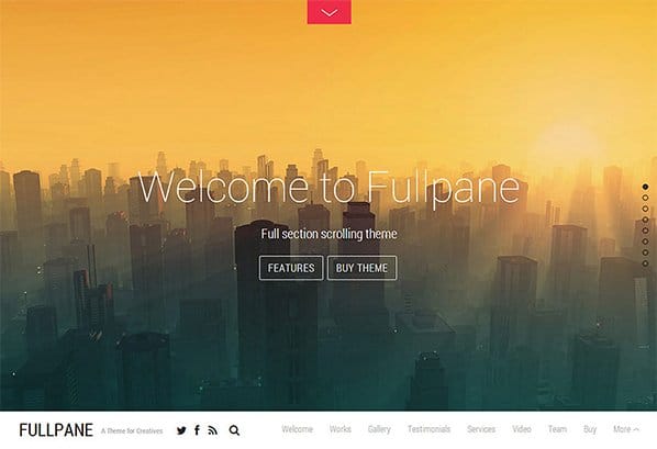 Fullpane WordPress Theme