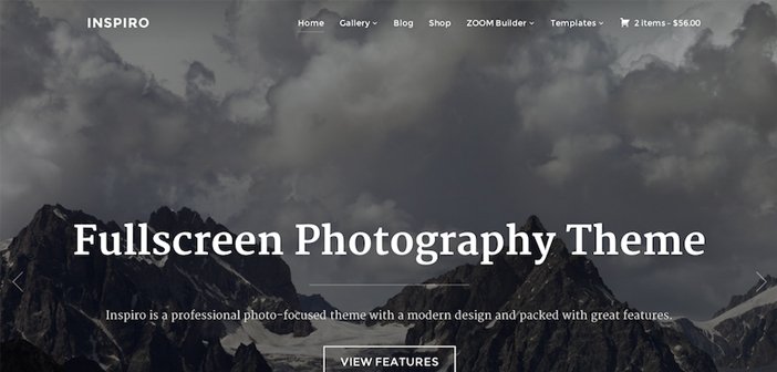 Inspiro WordPress Theme – Fullscreen Photography Theme