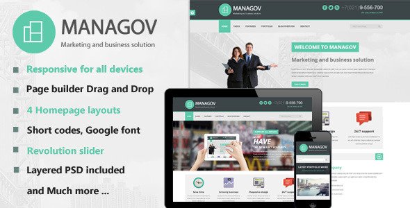 Managov WordPress Theme