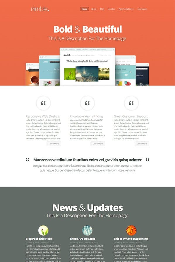 Nimble WordPress Theme