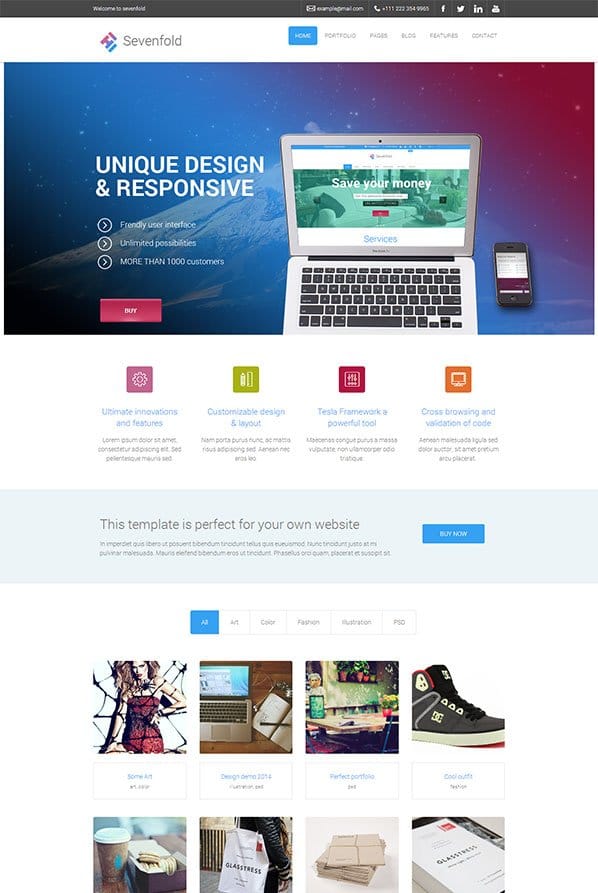 Sevenfold-WordPress-Theme