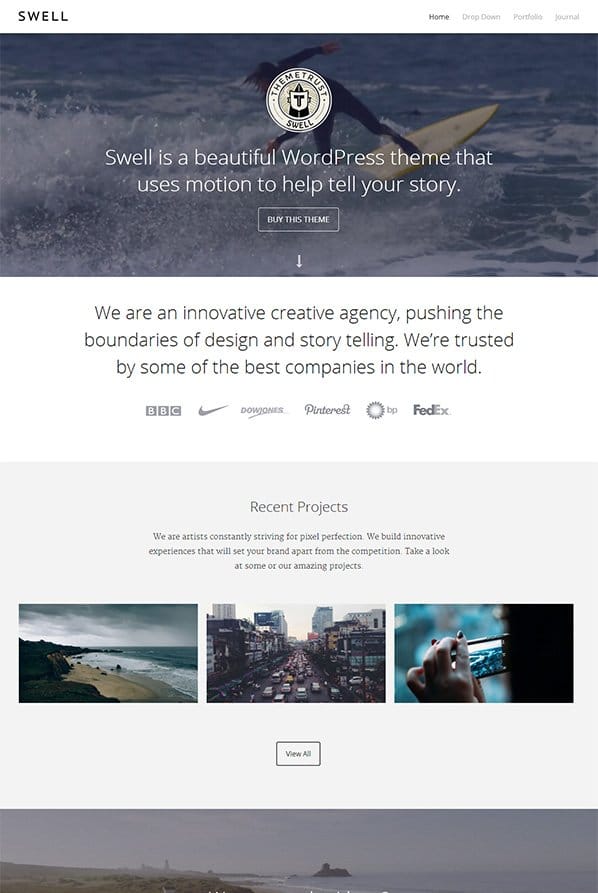 Swell WordPress Theme