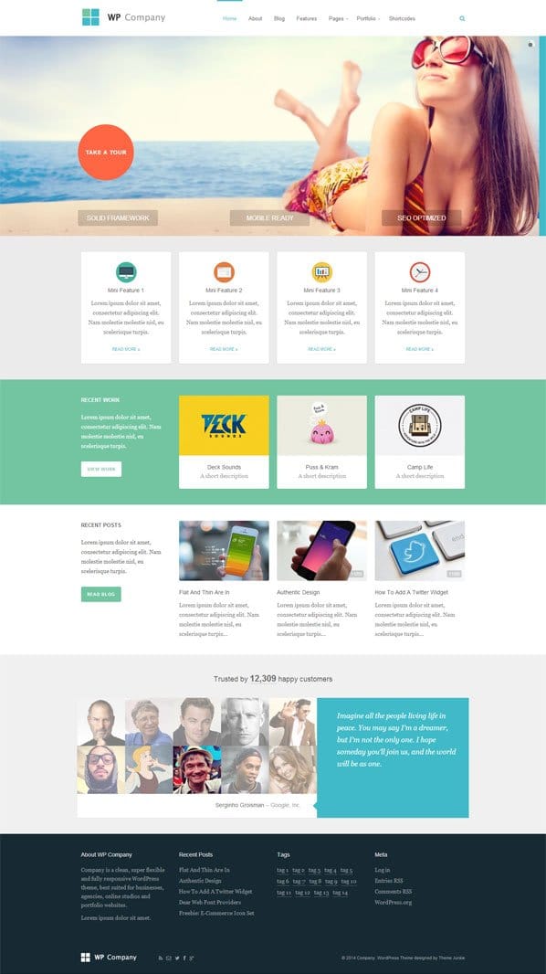 WP Company WordPress Theme