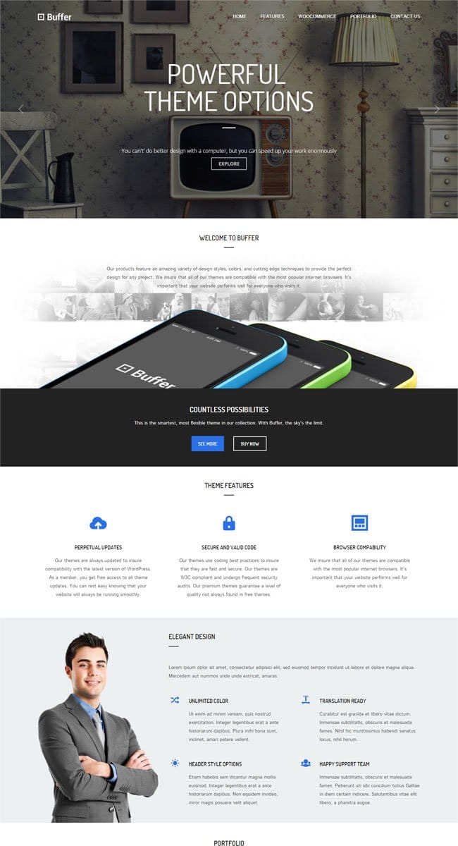 Buffer - A Multipurpose Business WordPress Theme