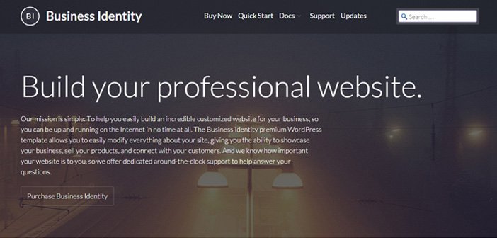 Business Identity – A Proffesional WordPress Theme
