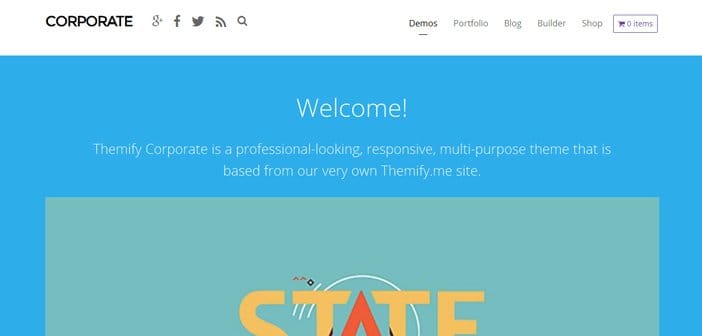 Corporate WordPress Theme – Professional Themify Theme