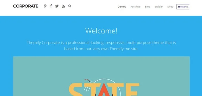 Corporate WordPress Theme