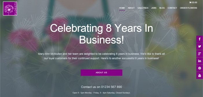 Florists Pro – A Florists Business WordPress Theme
