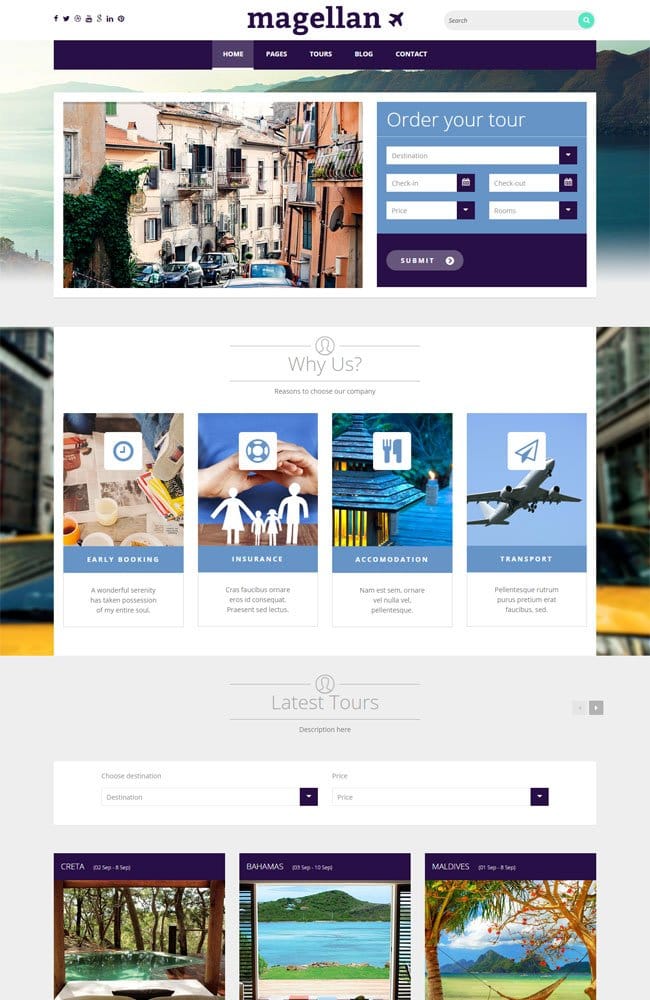 Magellan-WordPress-Theme