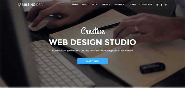 Missingidea WordPress Theme – Portfolio WordPress Theme