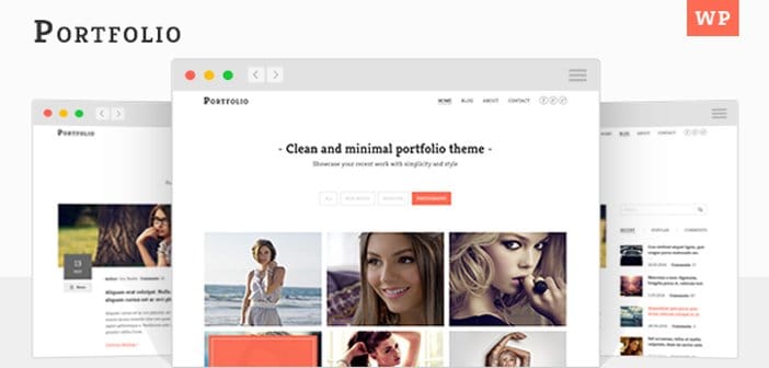 Portfolio – A Minimal Portfolio WordPress Theme