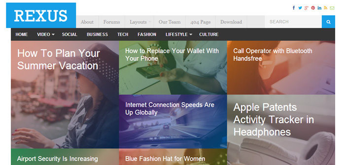 Rexus WordPress Theme – Magazine WordPress Theme