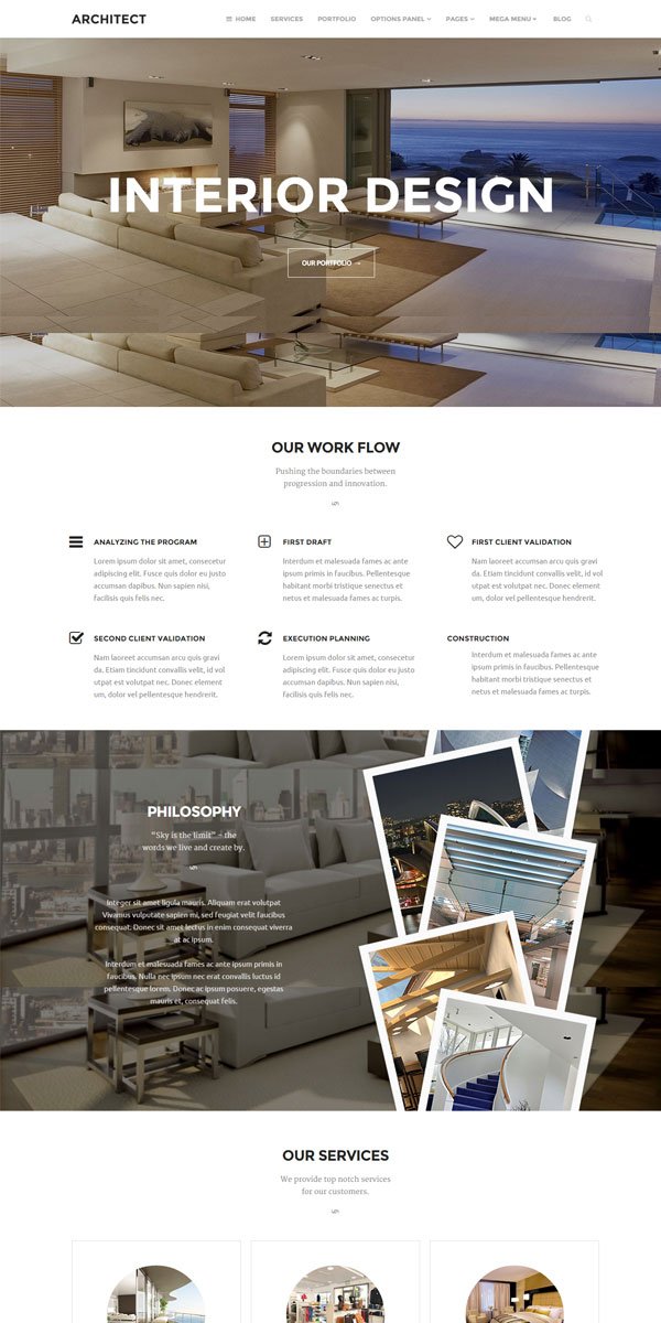 Architect - A Clean & Beautiful Business WordPress Theme