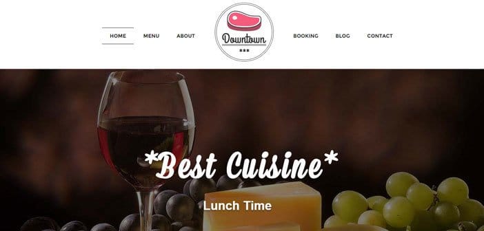 Downtown – A Modern Restaurant WordPress Theme