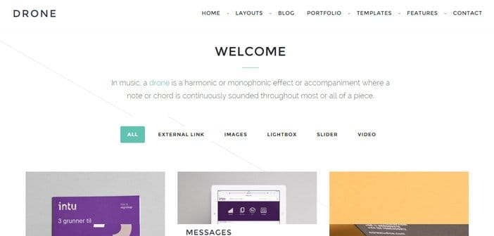 Drone – A Creative Portfolio WordPress Theme