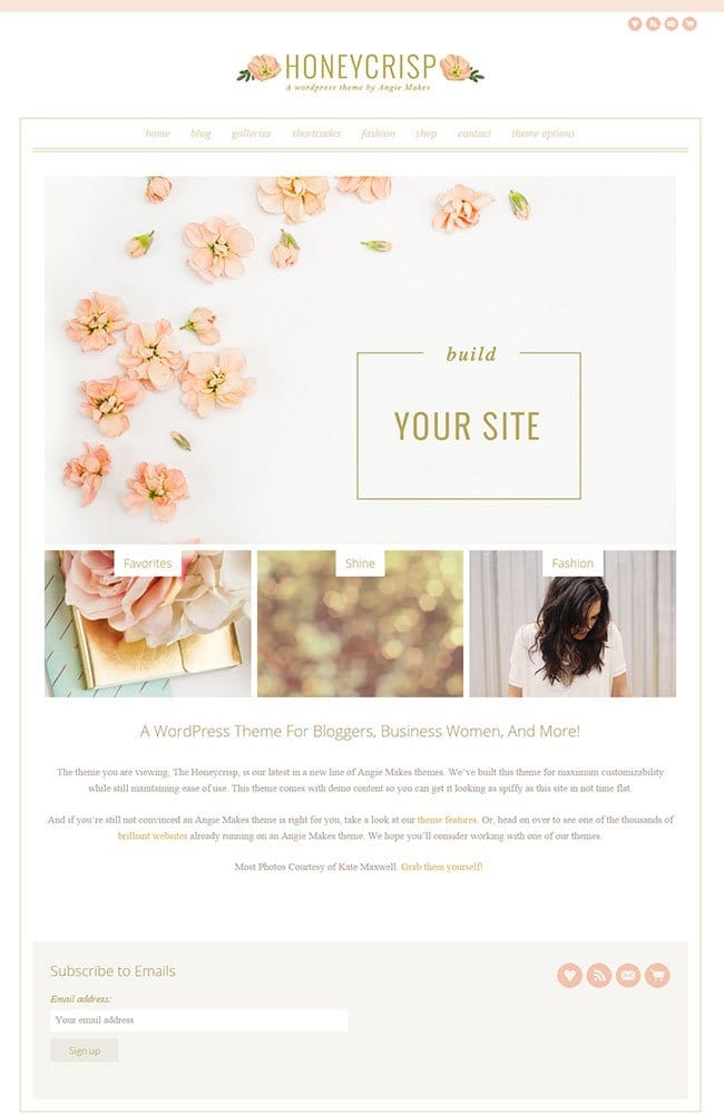 Honeycrisp WordPress Theme