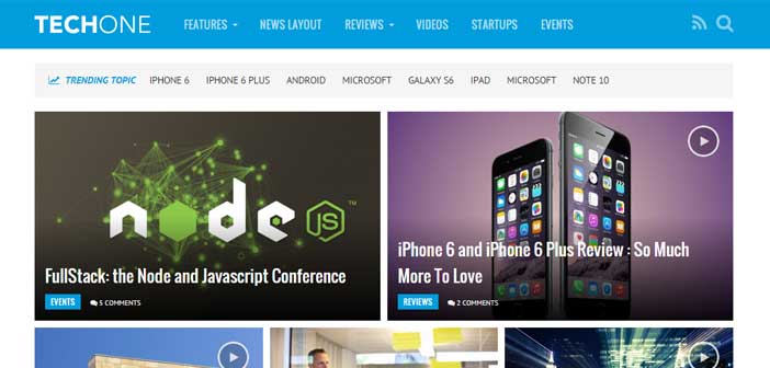 Techone – A Modern Magazine WordPress Theme