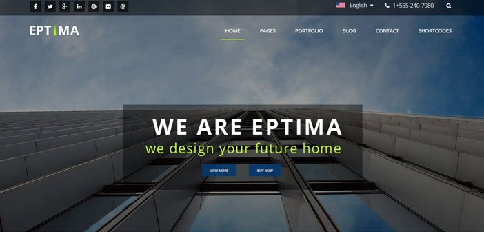 Eptima – A Responsive Corporate WordPress Theme
