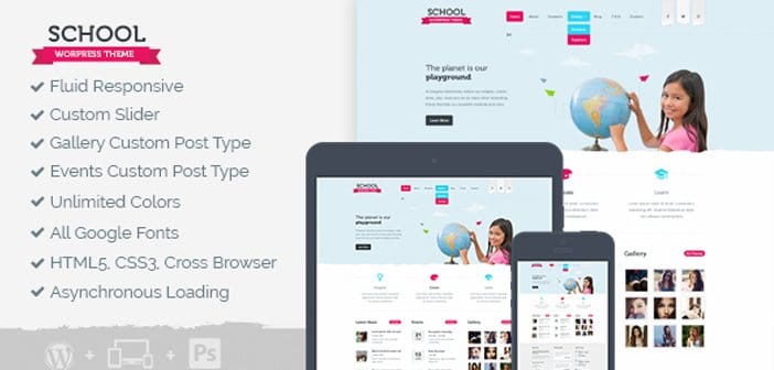 School – A Responsive Educational WordPress Theme