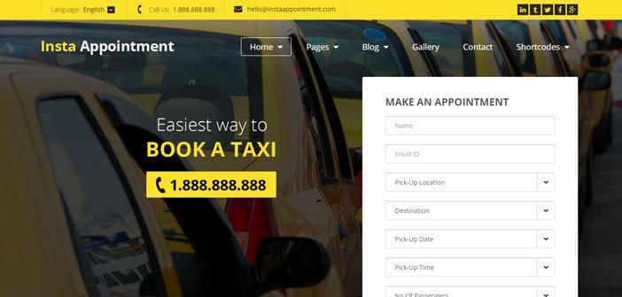 InstaAppointment – Responsive Appointment Booking WordPress Theme