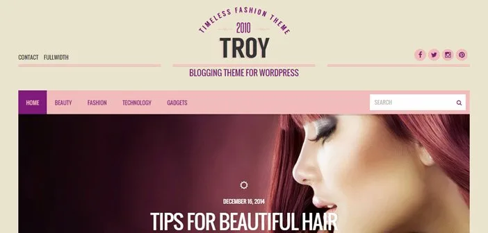 Troy WordPress Theme Featured