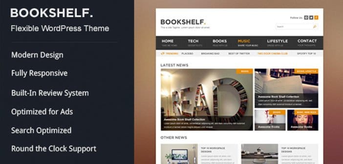 BookShelf – A Beautiful Multipurpose WordPress Blog Theme