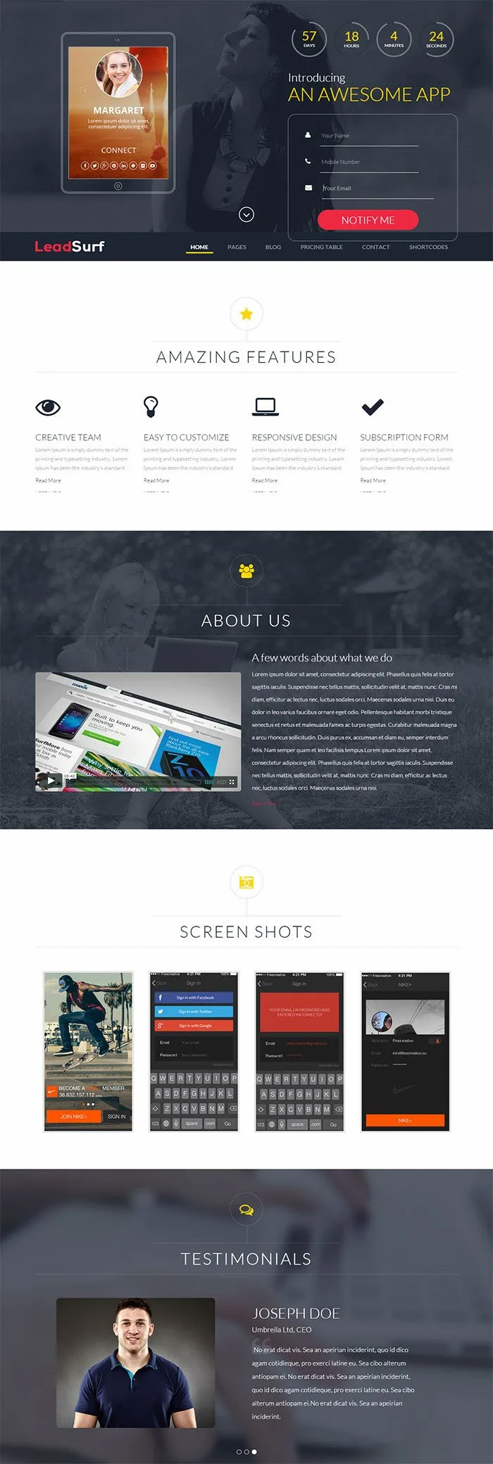 LeadSurf WordPress Theme