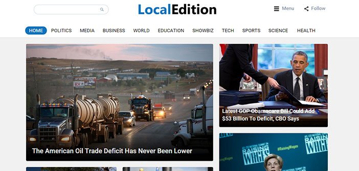 LocalEdition – A Modern News/Magazine WordPress Theme