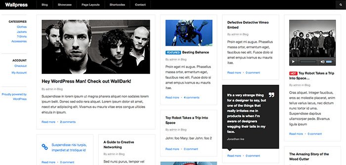 WallPress WordPress Theme