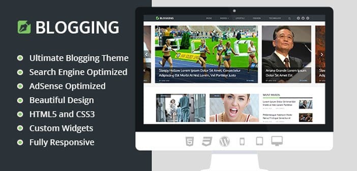 Blogging – Beautiful & Responsive Blog WordPress Theme