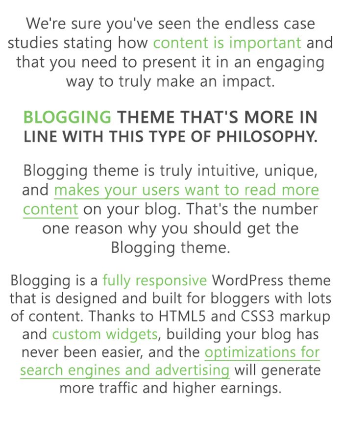 blogging theme