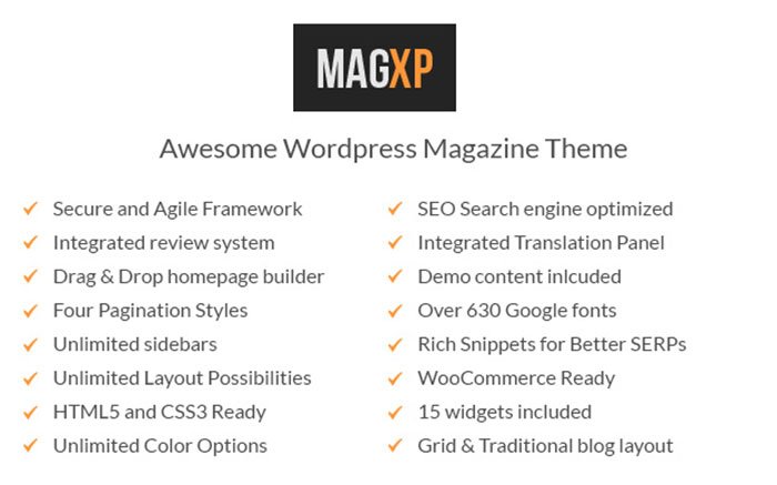 magxp features