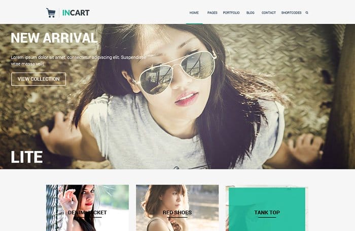 incart lite WordPress theme