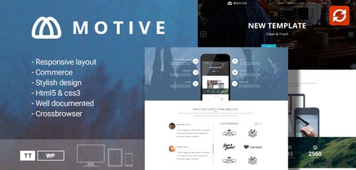 Motive – A Modern and Creative Portfolio WordPress Theme