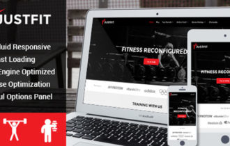 JustFit – Ultimate Fitness and Exercise WordPress Theme