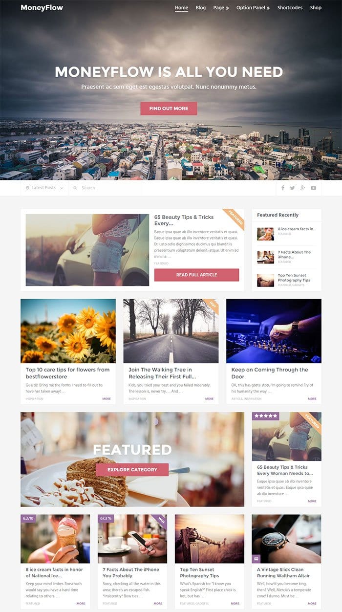 MoneyFlow WordPress Theme