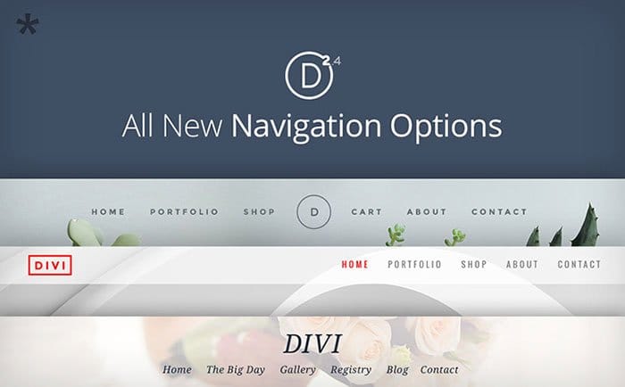 divi 2-4 headers layouts