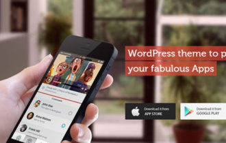 10 Attractive WP Themes To Showcase iOS & Android App
